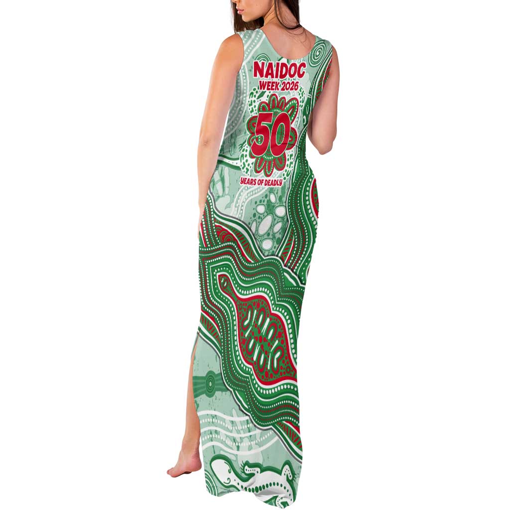 South Sydney Rabbitohs NAIDOC Week 2026 Tank Maxi Dress First Nations of Australia Aboriginal Mascot Rugby
