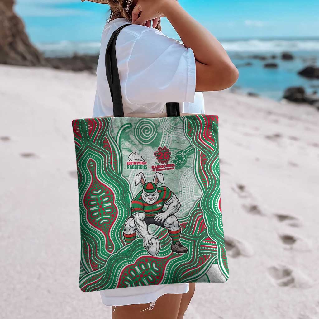 South Sydney Rabbitohs NAIDOC Week 2026 Tote Bag First Nations of Australia Aboriginal Mascot Rugby