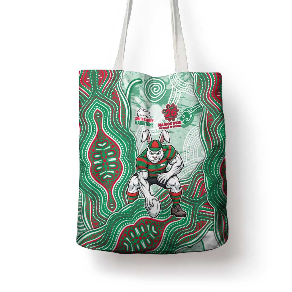 South Sydney Rabbitohs NAIDOC Week 2026 Tote Bag First Nations of Australia Aboriginal Mascot Rugby