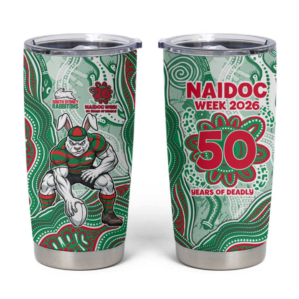 South Sydney Rabbitohs NAIDOC Week 2026 Tumbler Cup First Nations of Australia Aboriginal Mascot Rugby