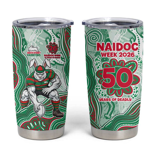 South Sydney Rabbitohs NAIDOC Week 2026 Tumbler Cup First Nations of Australia Aboriginal Mascot Rugby