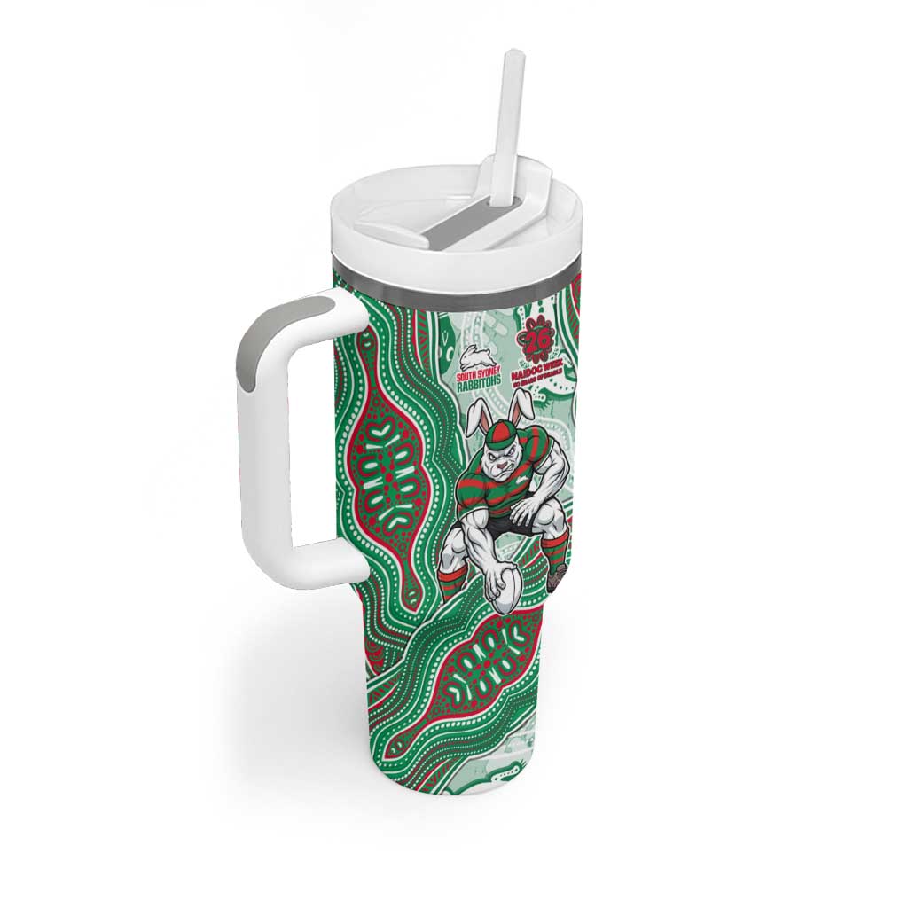 South Sydney Rabbitohs NAIDOC Week 2026 Tumbler With Handle First Nations of Australia Aboriginal Mascot Rugby