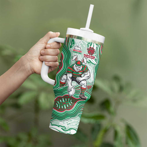 South Sydney Rabbitohs NAIDOC Week 2026 Tumbler With Handle First Nations of Australia Aboriginal Mascot Rugby