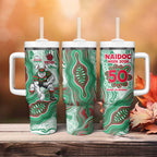 South Sydney Rabbitohs NAIDOC Week 2026 Tumbler With Handle First Nations of Australia Aboriginal Mascot Rugby