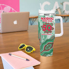 South Sydney Rabbitohs NAIDOC Week 2026 Tumbler With Handle First Nations of Australia Aboriginal Mascot Rugby