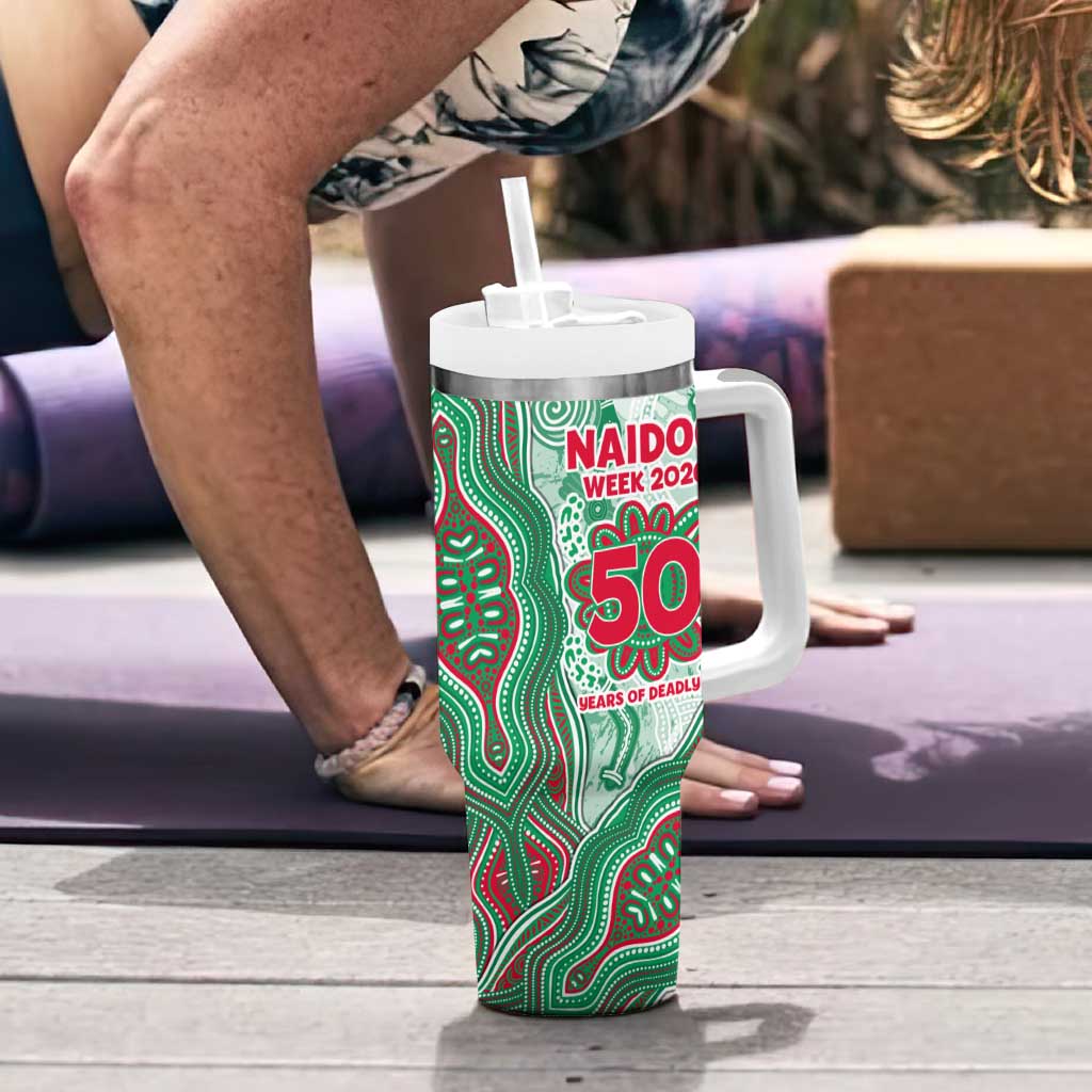 South Sydney Rabbitohs NAIDOC Week 2026 Tumbler With Handle First Nations of Australia Aboriginal Mascot Rugby