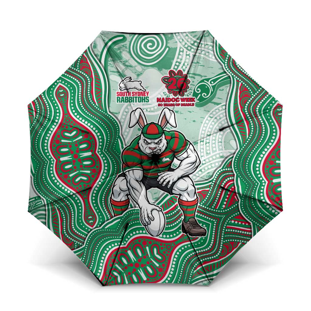 South Sydney Rabbitohs NAIDOC Week 2026 Umbrella First Nations of Australia Aboriginal Mascot Rugby