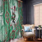 South Sydney Rabbitohs NAIDOC Week 2026 Window Curtain First Nations of Australia Aboriginal Mascot Rugby
