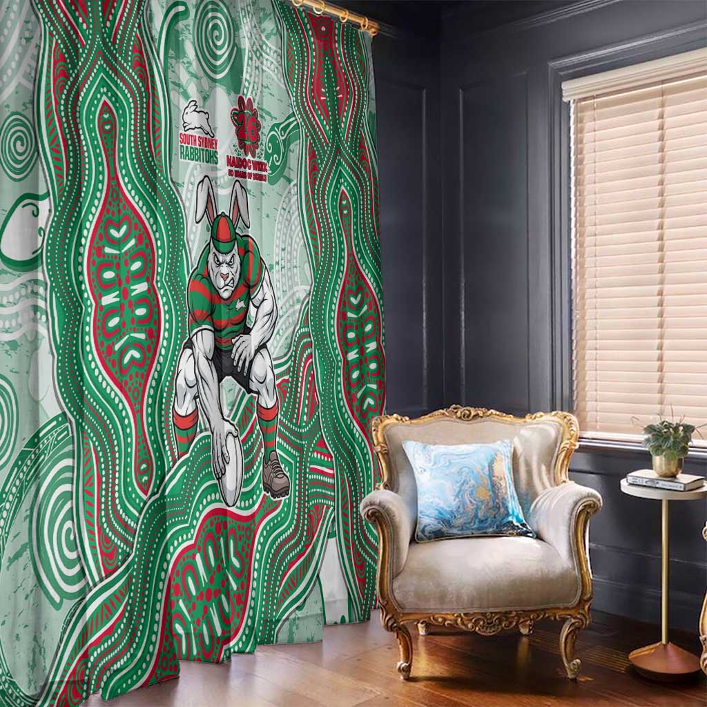 South Sydney Rabbitohs NAIDOC Week 2026 Window Curtain First Nations of Australia Aboriginal Mascot Rugby