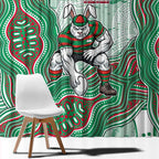 South Sydney Rabbitohs NAIDOC Week 2026 Window Curtain First Nations of Australia Aboriginal Mascot Rugby