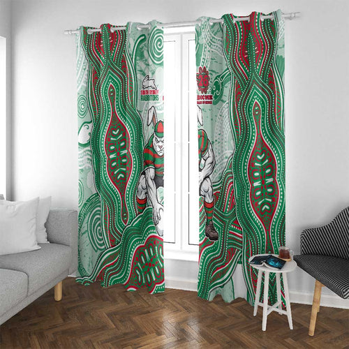 South Sydney Rabbitohs NAIDOC Week 2026 Window Curtain First Nations of Australia Aboriginal Mascot Rugby