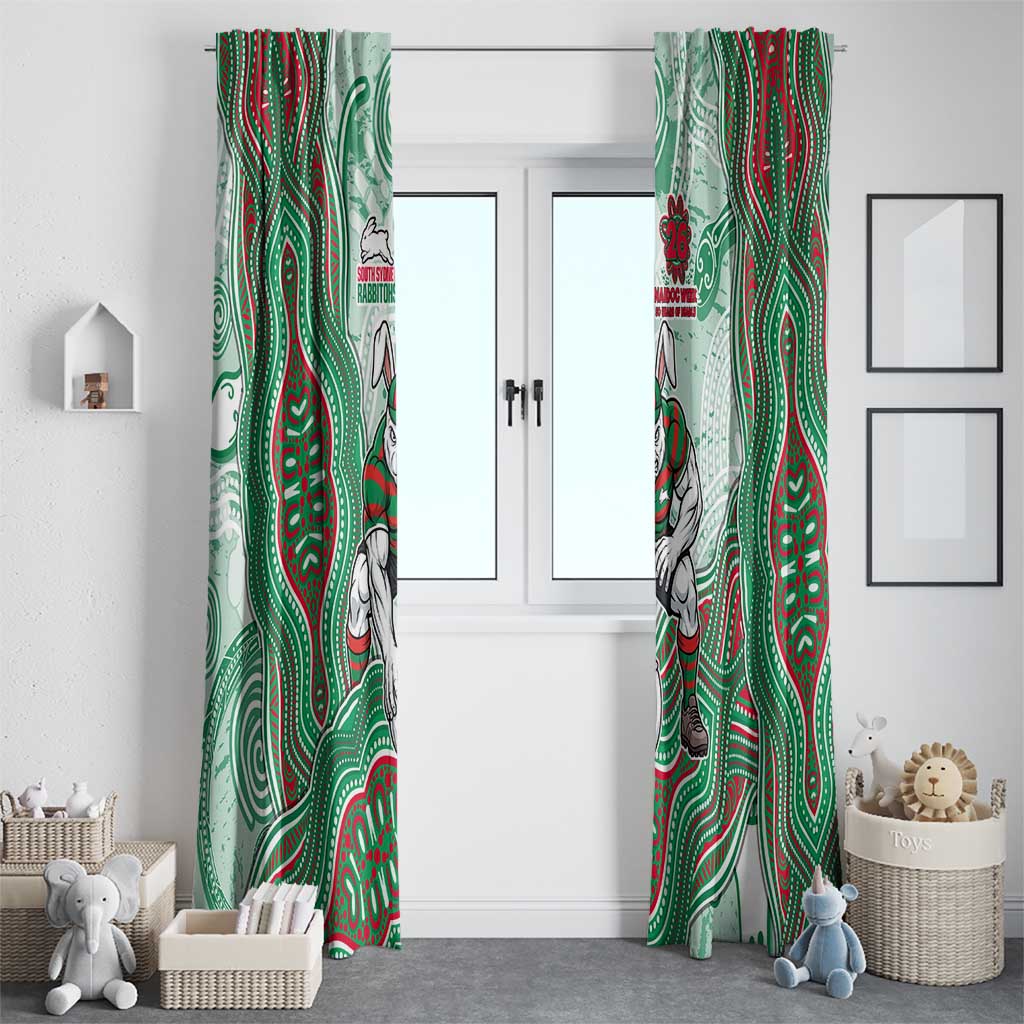 South Sydney Rabbitohs NAIDOC Week 2026 Window Curtain First Nations of Australia Aboriginal Mascot Rugby