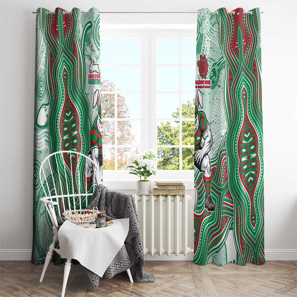 South Sydney Rabbitohs NAIDOC Week 2026 Window Curtain First Nations of Australia Aboriginal Mascot Rugby