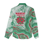 South Sydney Rabbitohs NAIDOC Week 2026 Women Casual Shirt First Nations of Australia Aboriginal Mascot Rugby