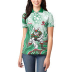 South Sydney Rabbitohs NAIDOC Week 2026 Women Polo Shirt First Nations of Australia Aboriginal Mascot Rugby