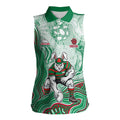 South Sydney Rabbitohs NAIDOC Week 2026 Women Sleeveless Polo Shirt First Nations of Australia Aboriginal Mascot Rugby