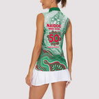 South Sydney Rabbitohs NAIDOC Week 2026 Women Sleeveless Polo Shirt First Nations of Australia Aboriginal Mascot Rugby
