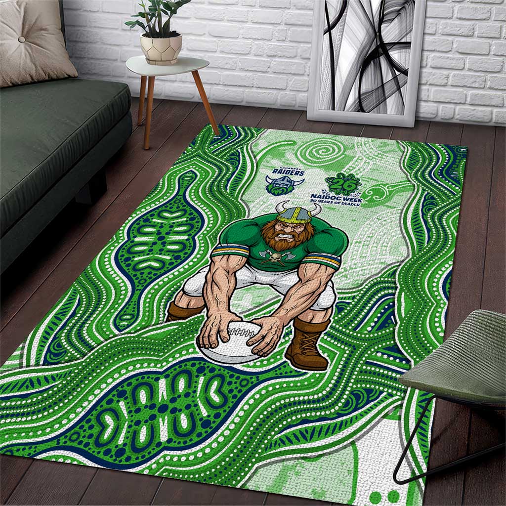 Canberra Raiders NAIDOC Week 2026 Area Rug First Nations of Australia Aboriginal Mascot Rugby