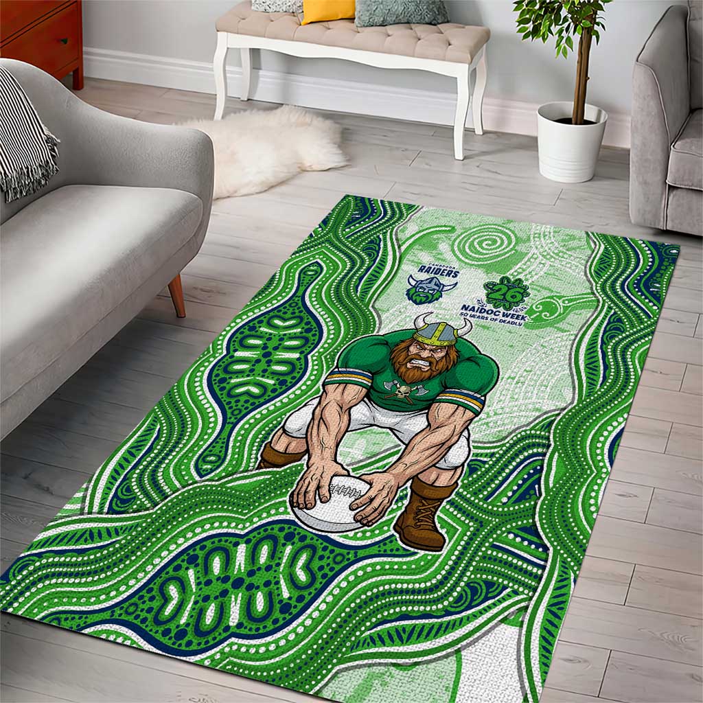 Canberra Raiders NAIDOC Week 2026 Area Rug First Nations of Australia Aboriginal Mascot Rugby