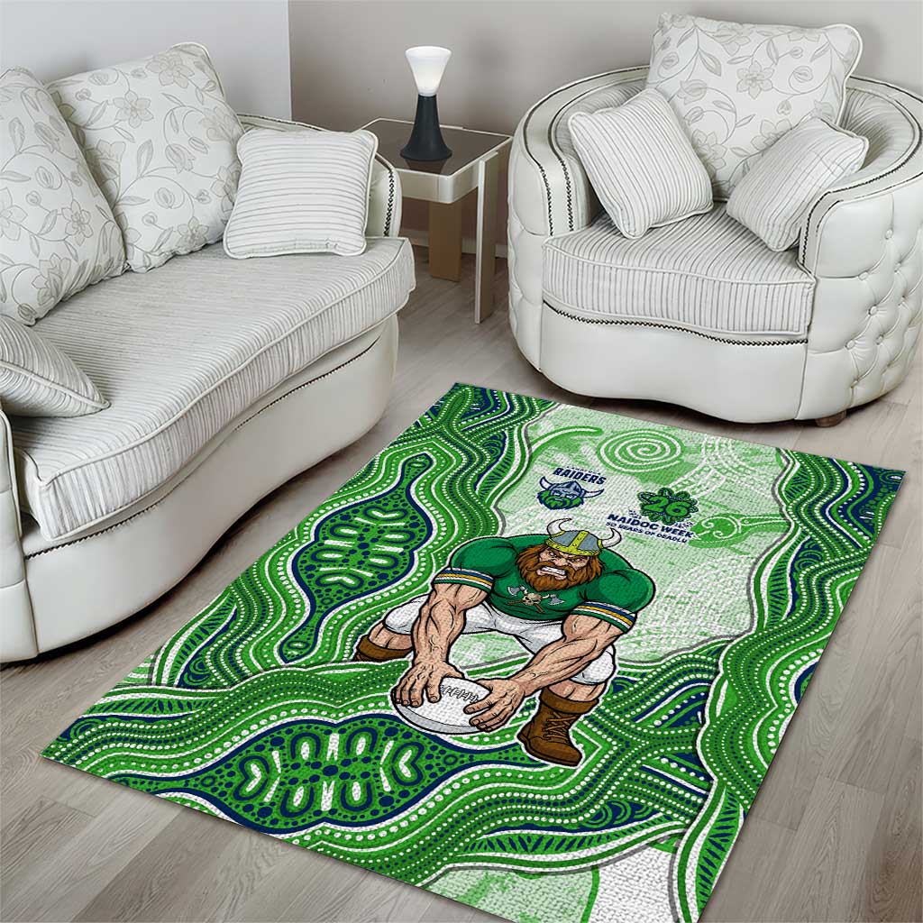 Canberra Raiders NAIDOC Week 2026 Area Rug First Nations of Australia Aboriginal Mascot Rugby