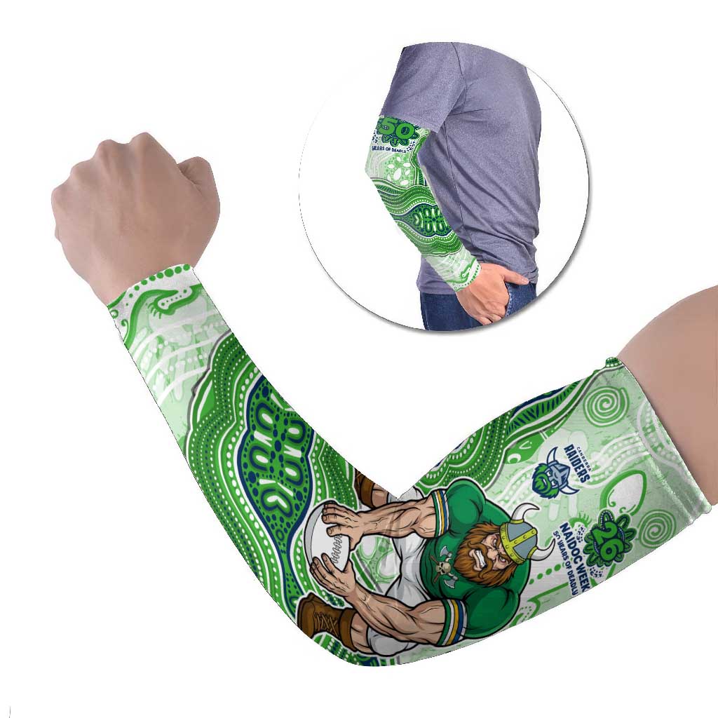 Canberra Raiders NAIDOC Week 2026 Arm Sleeves First Nations of Australia Aboriginal Mascot Rugby