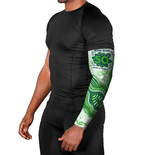 Canberra Raiders NAIDOC Week 2026 Arm Sleeves First Nations of Australia Aboriginal Mascot Rugby