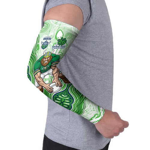 Canberra Raiders NAIDOC Week 2026 Arm Sleeves First Nations of Australia Aboriginal Mascot Rugby