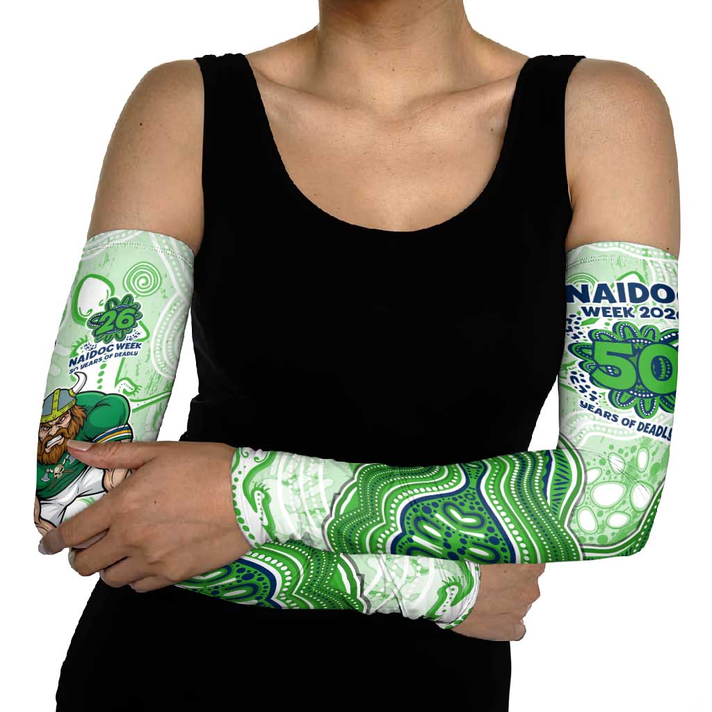 Canberra Raiders NAIDOC Week 2026 Arm Sleeves First Nations of Australia Aboriginal Mascot Rugby
