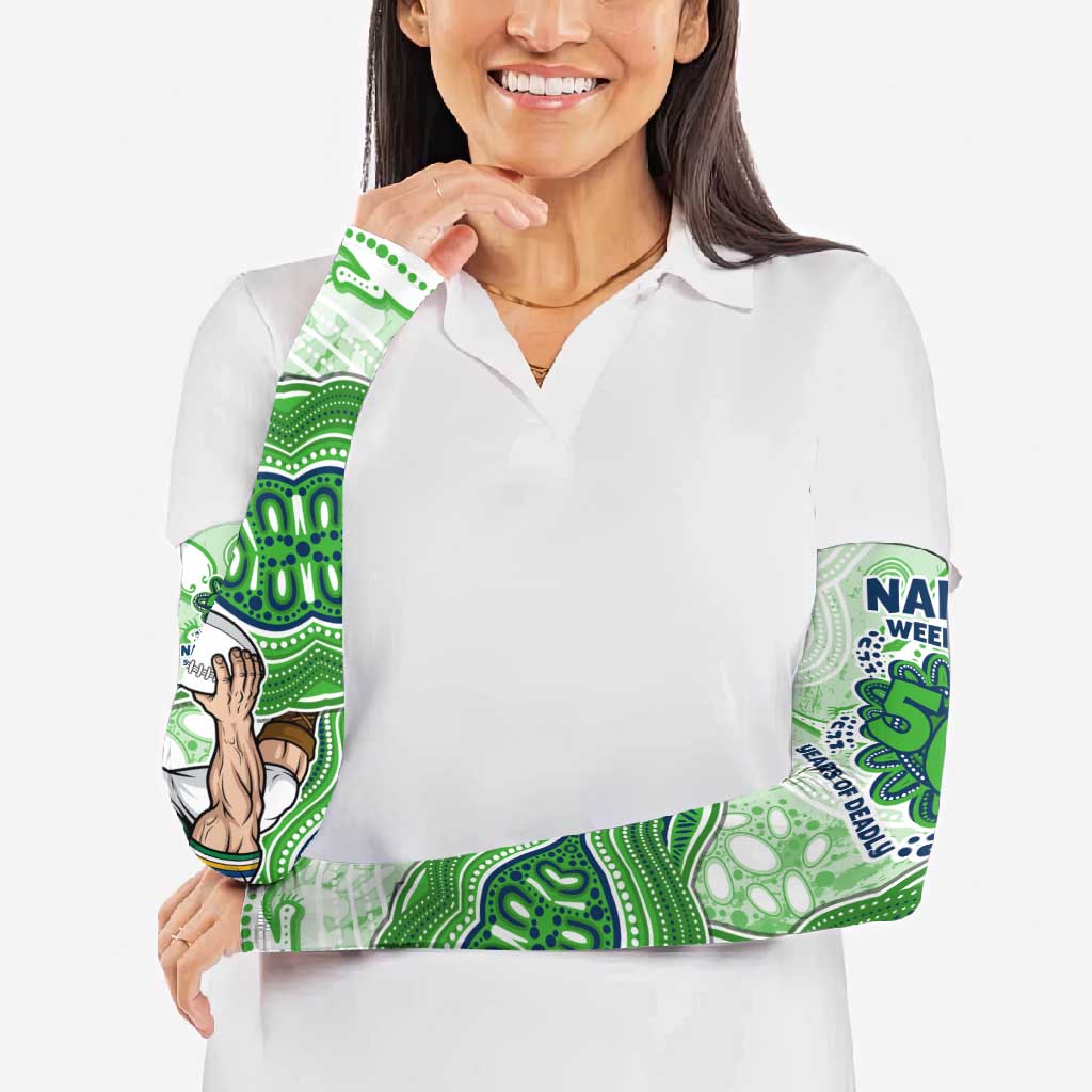 Canberra Raiders NAIDOC Week 2026 Arm Sleeves First Nations of Australia Aboriginal Mascot Rugby