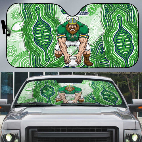 Canberra Raiders NAIDOC Week 2026 Auto Sun Shade First Nations of Australia Aboriginal Mascot Rugby