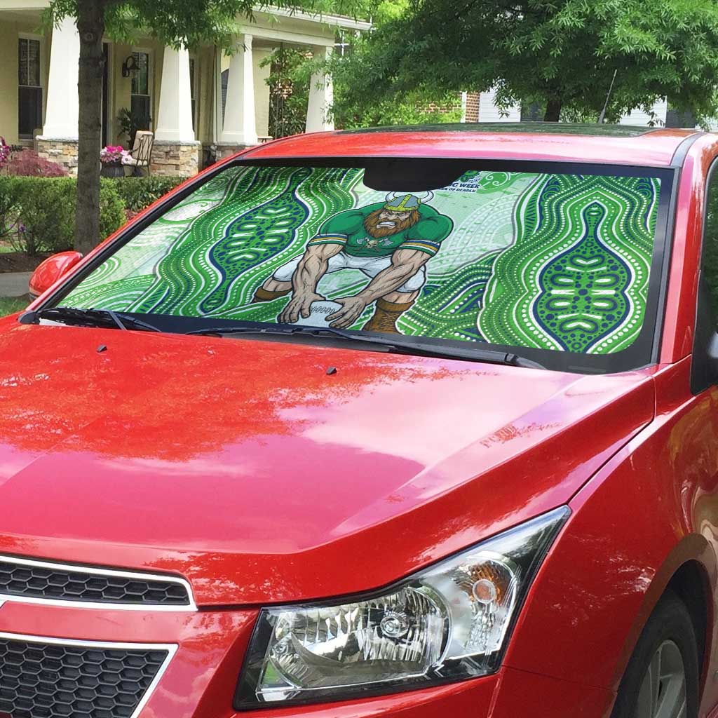 Canberra Raiders NAIDOC Week 2026 Auto Sun Shade First Nations of Australia Aboriginal Mascot Rugby