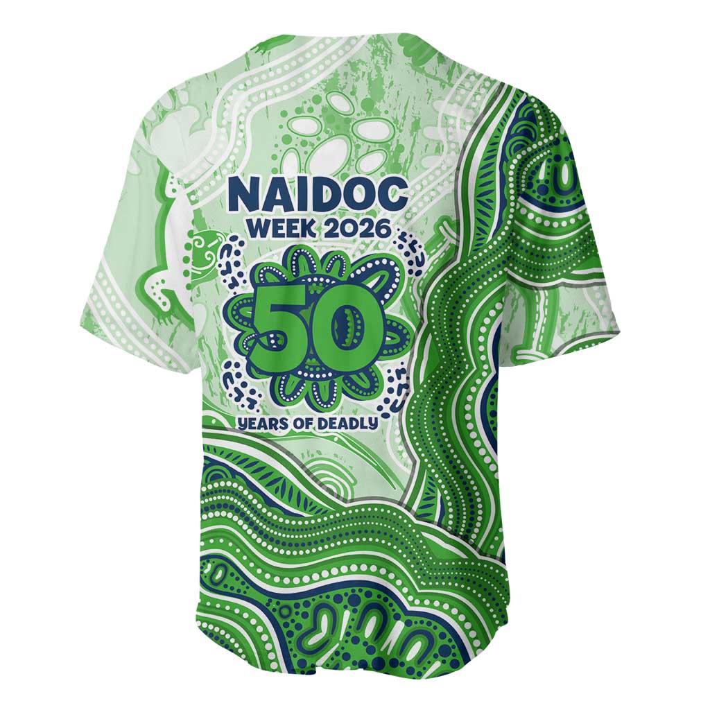 Canberra Raiders NAIDOC Week 2026 Baseball Jersey First Nations of Australia Aboriginal Mascot Rugby