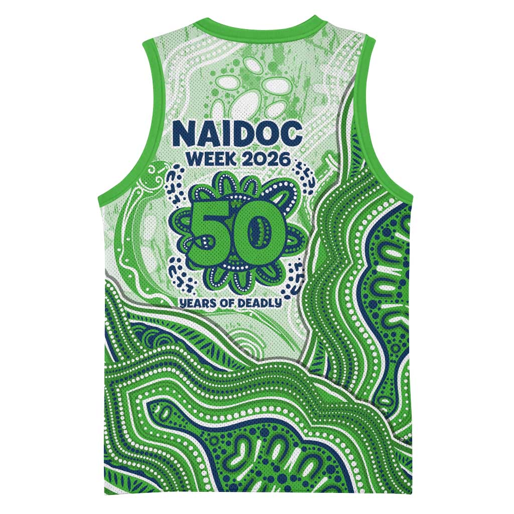 Canberra Raiders NAIDOC Week 2026 Basketball Jersey First Nations of Australia Aboriginal Mascot Rugby
