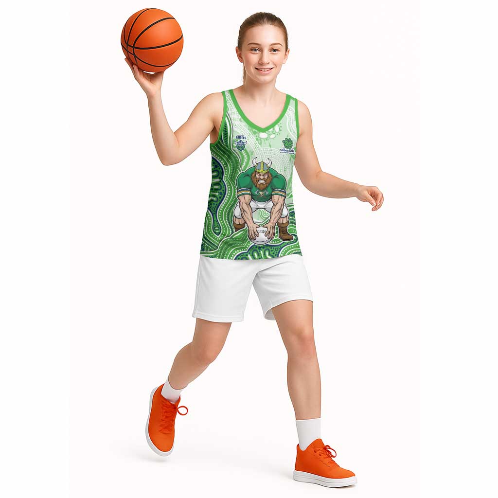 Canberra Raiders NAIDOC Week 2026 Basketball Jersey First Nations of Australia Aboriginal Mascot Rugby