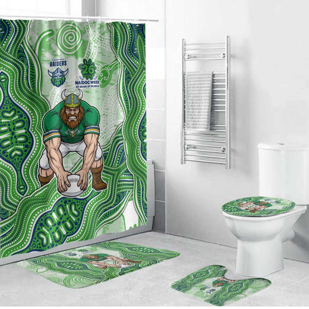 Canberra Raiders NAIDOC Week 2026 Bathroom Set First Nations of Australia Aboriginal Mascot Rugby