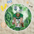 Canberra Raiders NAIDOC Week 2026 Beach Blanket First Nations of Australia Aboriginal Mascot Rugby