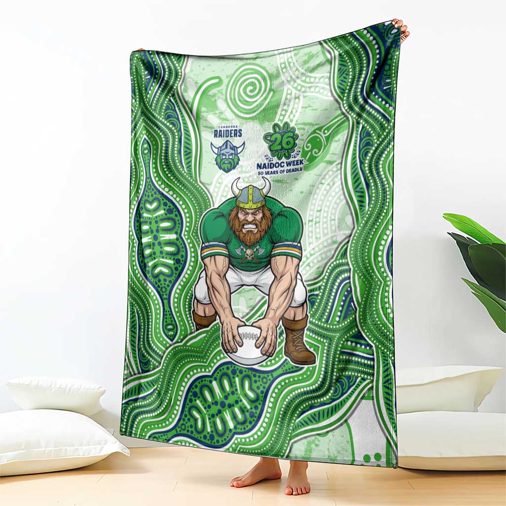 Canberra Raiders NAIDOC Week 2026 Blanket First Nations of Australia Aboriginal Mascot Rugby
