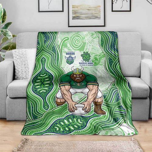 Canberra Raiders NAIDOC Week 2026 Blanket First Nations of Australia Aboriginal Mascot Rugby