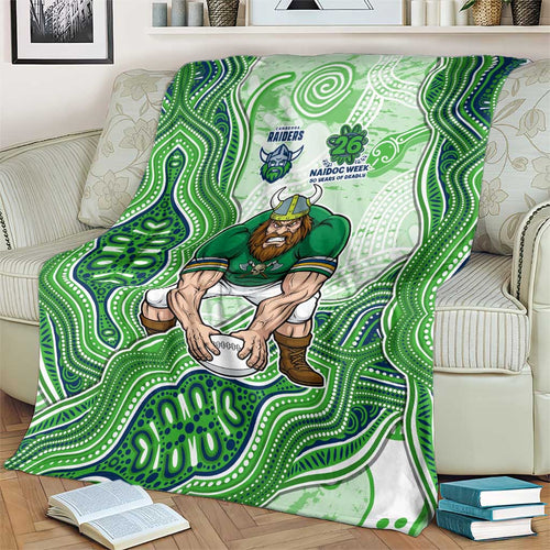 Canberra Raiders NAIDOC Week 2026 Blanket First Nations of Australia Aboriginal Mascot Rugby