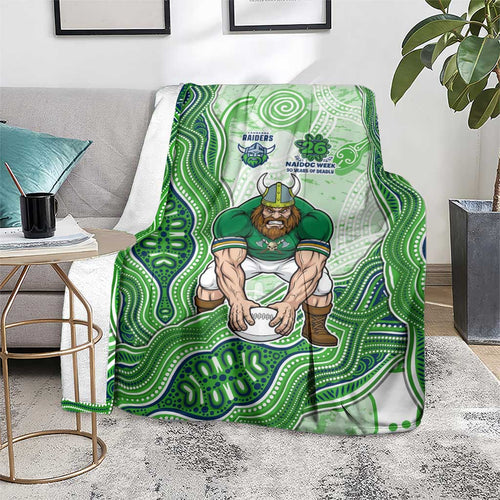 Canberra Raiders NAIDOC Week 2026 Blanket First Nations of Australia Aboriginal Mascot Rugby
