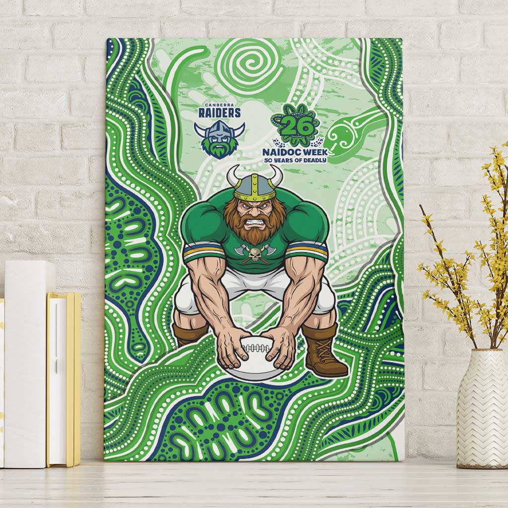 Canberra Raiders NAIDOC Week 2026 Canvas Wall Art First Nations of Australia Aboriginal Mascot Rugby