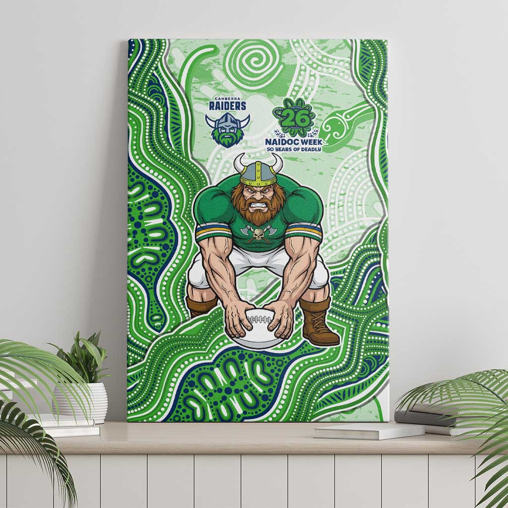 Canberra Raiders NAIDOC Week 2026 Canvas Wall Art First Nations of Australia Aboriginal Mascot Rugby