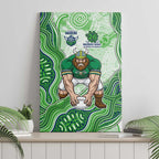 Canberra Raiders NAIDOC Week 2026 Canvas Wall Art First Nations of Australia Aboriginal Mascot Rugby