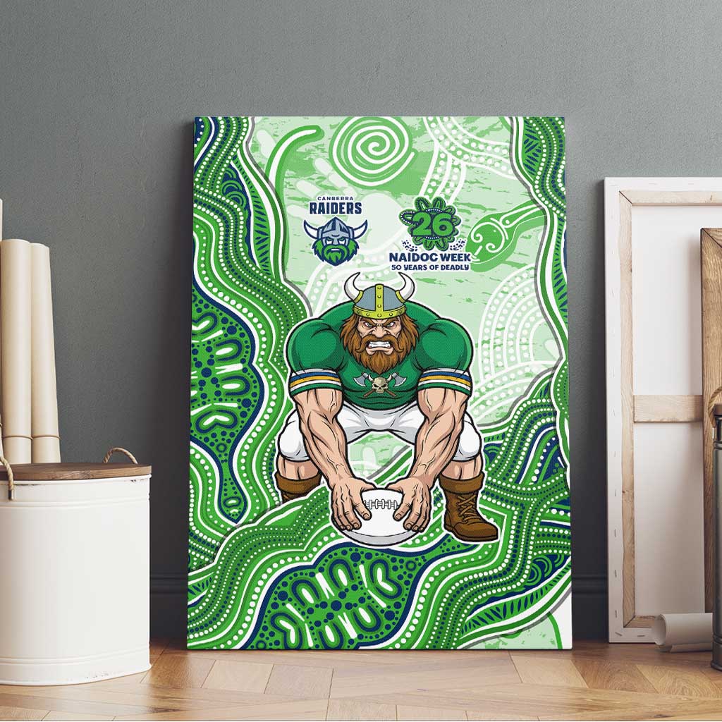 Canberra Raiders NAIDOC Week 2026 Canvas Wall Art First Nations of Australia Aboriginal Mascot Rugby