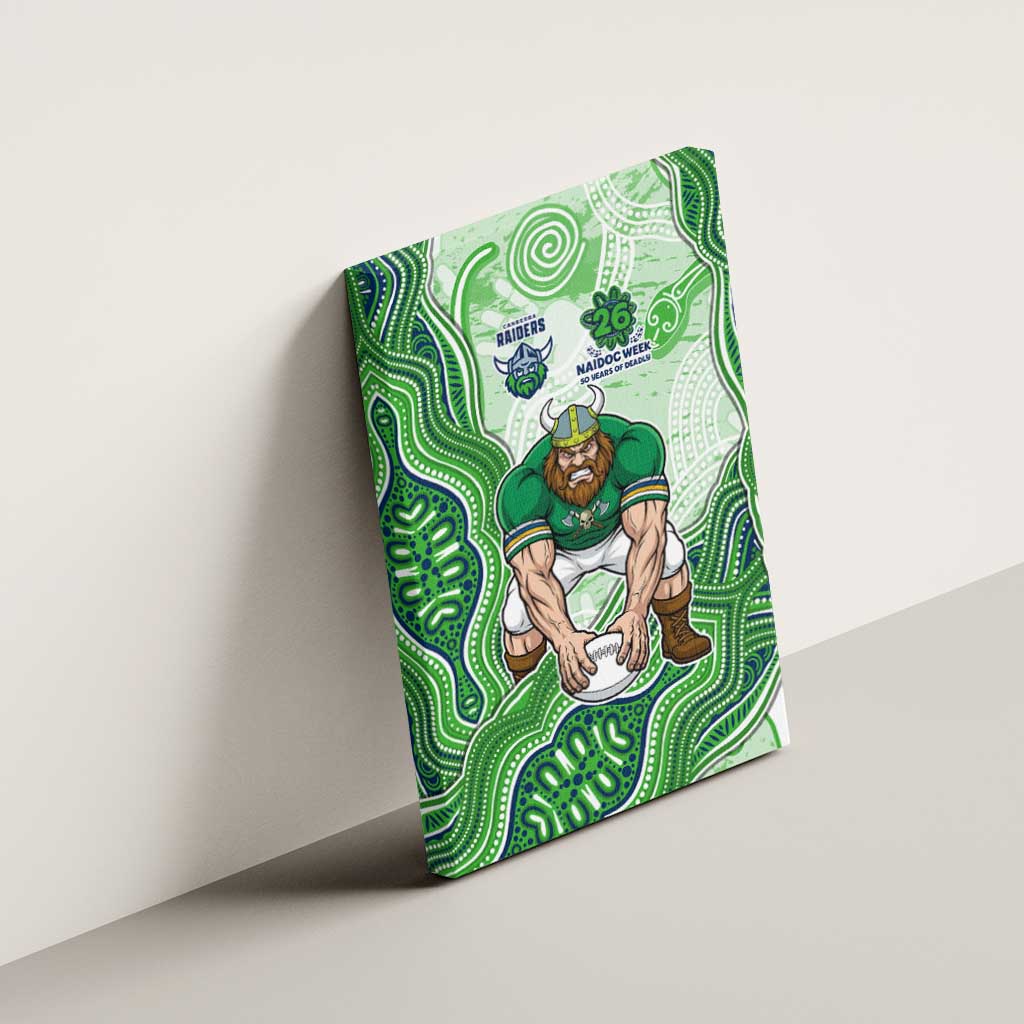 Canberra Raiders NAIDOC Week 2026 Canvas Wall Art First Nations of Australia Aboriginal Mascot Rugby