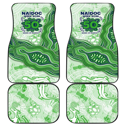 Canberra Raiders NAIDOC Week 2026 Car Mats First Nations of Australia Aboriginal Mascot Rugby