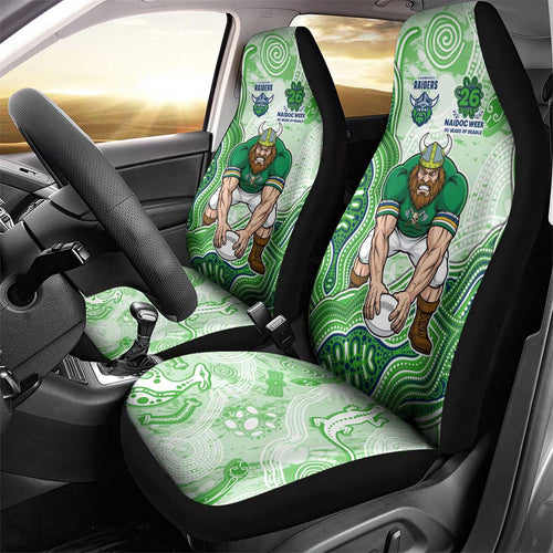 Canberra Raiders NAIDOC Week 2026 Car Seat Cover First Nations of Australia Aboriginal Mascot Rugby
