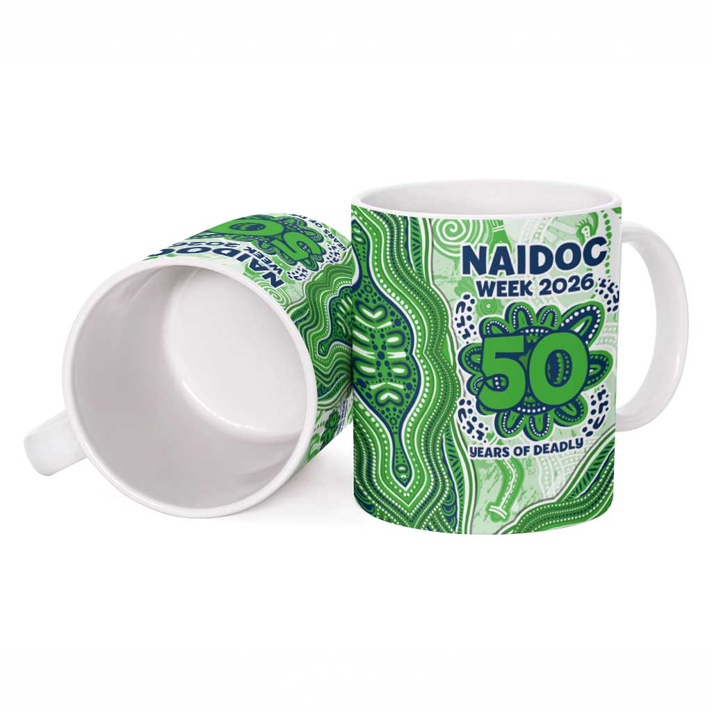 Canberra Raiders NAIDOC Week 2026 Ceramic Mug First Nations of Australia Aboriginal Mascot Rugby