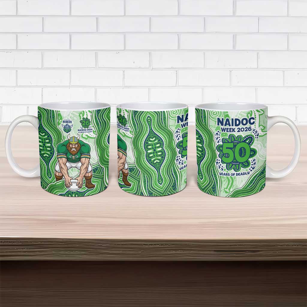 Canberra Raiders NAIDOC Week 2026 Ceramic Mug First Nations of Australia Aboriginal Mascot Rugby