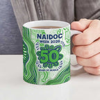 Canberra Raiders NAIDOC Week 2026 Ceramic Mug First Nations of Australia Aboriginal Mascot Rugby